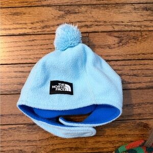 The North Face baby Light Blue Fleece Hat
